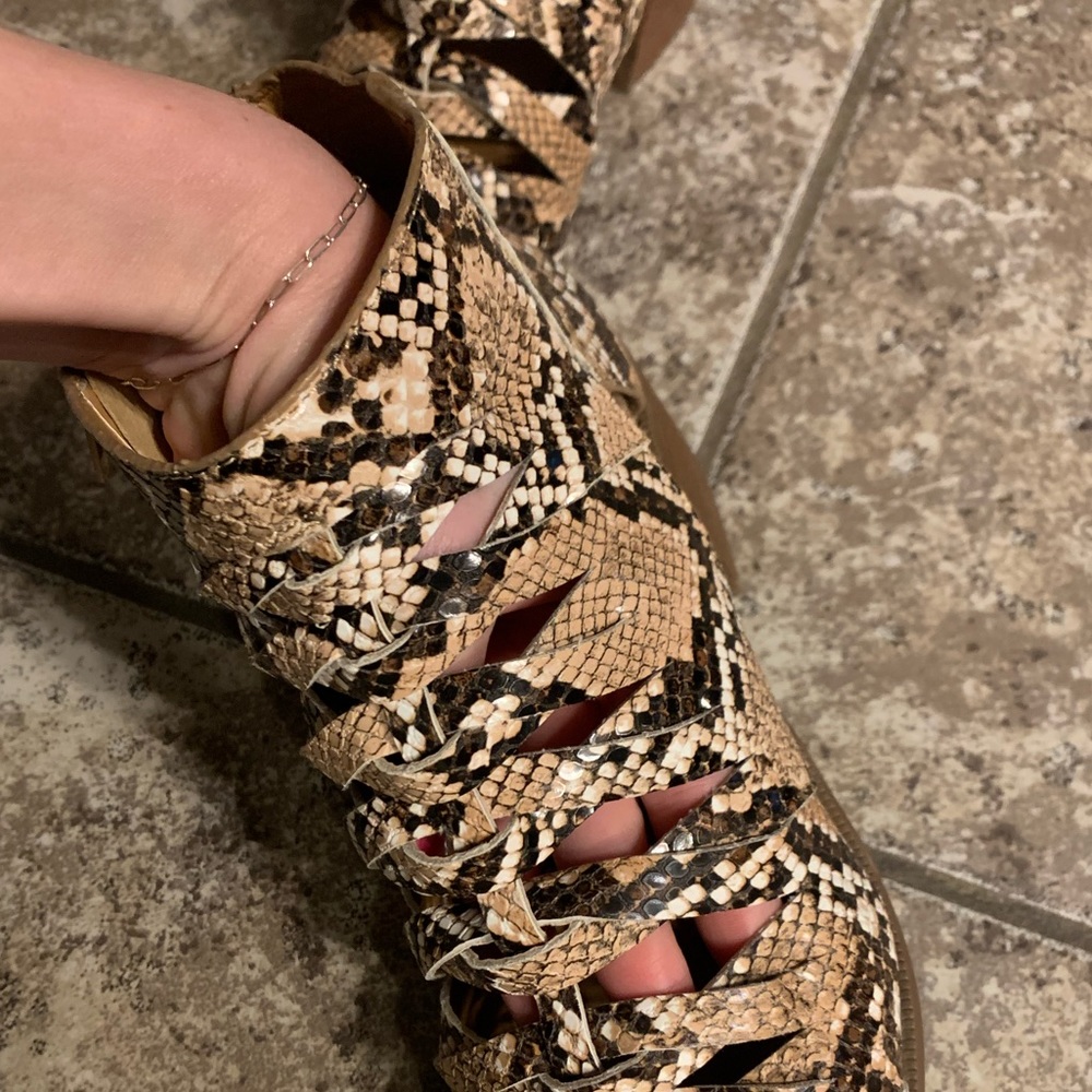 Snake Print Bootie - image 7